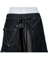 Hem Tulle Denim Skirt